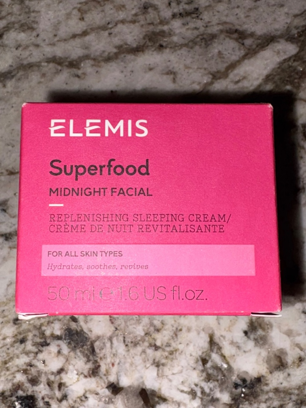 Elemis Superfood Midnight Facial Prebiotic Night Cream 1.6oz/50ml - NEW in Box